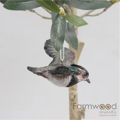 Produktbild von Vogel Kiebitz im Flug, Polyresin