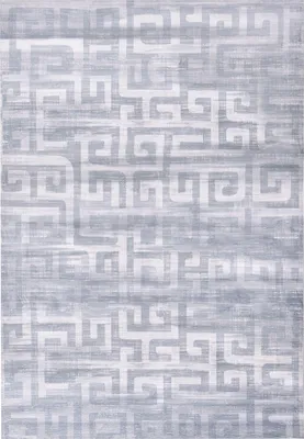 Obrázok produktu pre BELIANI Sivý textilný koberec 160 x 230 cm obývačka spálňa geometrický vzor vhodný pre podlahové kúrenie protišmyková podložka moderný