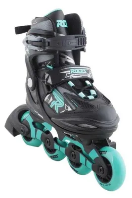 Image de Roces - Rollers « Moody Tif » pour filles PP12493 (30,5 EU - 35 EU) (noir/bleu)