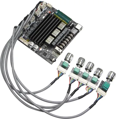 Produktbild von Leistungsverstärkerplatine BT5.1 TPA3221 Chip mit Subwoofer 2.1 Kanal 100W×2+200W, Audio-Leistungsverstärkermodul