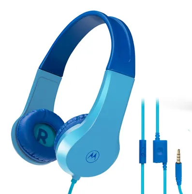 Produktbild von Motorola 253SMOTOJR200BLUE, Kabelgebunden, Musik, 100,5 g, Kopfhörer, Blau