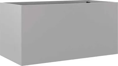 Immagine prodotto di vidaXL Fioriera argento 62x30x29 cm Acciaio zincato
