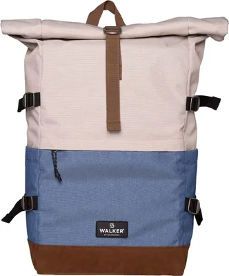 Imagen del producto de Walker mochila para el portátil mochila con compartimento para ordenador portátil Concept Roll Up Two Backpack 23L Popcorn / Azure multicolor