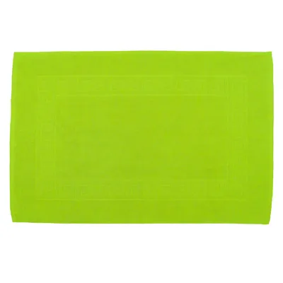 Produktbild von Julie Julsen® Badvorleger Duschvorleger Spirale Apfelgrün,50 x 80 cm