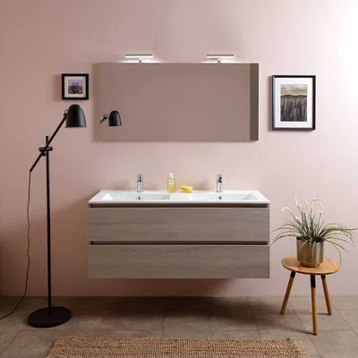 Immagine prodotto di Mobile bagno 120 cm con due cassetti e doppio lavabo | Berlin