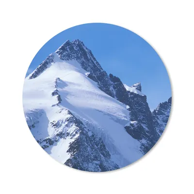 Produktbild von MuchoWow® Mauspad Mousepad Der österreichische Großglockner mit Bergen in Europa 20x20 cm - Mousepads - Maus Mat - Pad - Mausunterlage - Schreibtischmatte