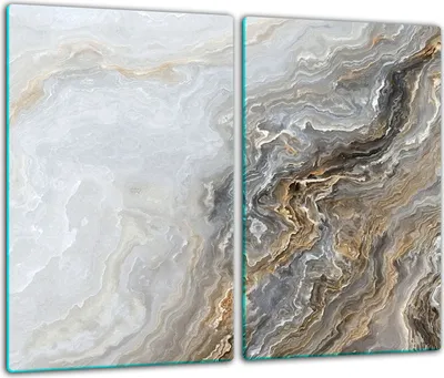Obrázok produktu pre Kryt varnej dosky Keramický kryt varnej dosky Splashback sklo 60x52cm mozaika mramor