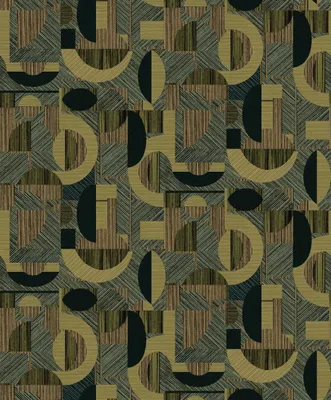 Immagine prodotto di Carta da parati Khroma by Masureel motivo geometrico verde - 630694 - 53 cm x 10,05 m