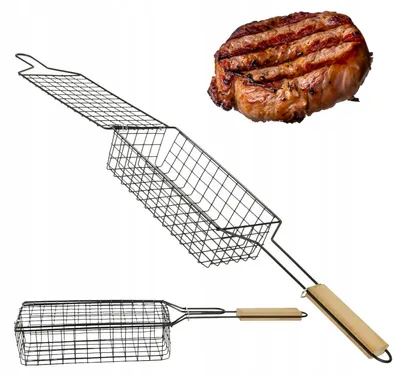 Produktbild von Doppelter Stahl-Grillrost für Lagerfeuer und Grillparty