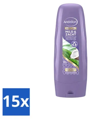 Productafbeelding van 15 x Conditioner voor een gevoelige hoofdhuid - met kokosgeur