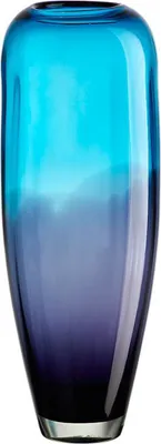 Produktbild von Glasvase Laguna Murano 45cm blau
