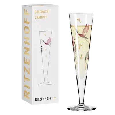Produktbild von Goldnacht Champagnerglas #15 Von Christine Kordes