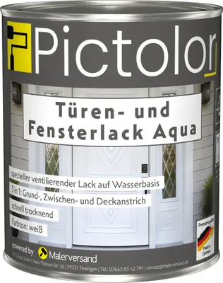 Produktbild von Pictolor® Türen- und Fensterlack Aqua2,5 Liter