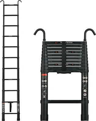 Obrázok produktu pre Teleskopický rebrík, nosnosť 150 kg, nastaviteľná výška, 32 m