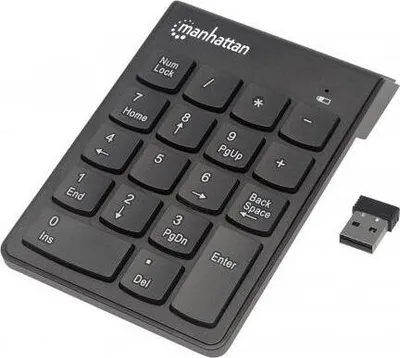 Obrázek produktu pro Manhattan 178846, RF bezdrátový, 18, Laptop/PC, Černá