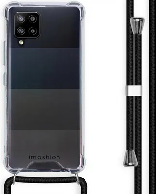 Produktbild von imoshion Backcover mit Band Samsung Galaxy A42 - Schwarz
