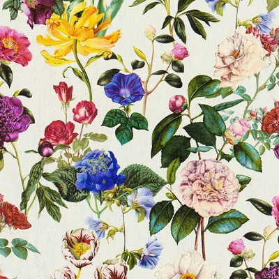 Produktbild von Profhome 373361-GU Exklusive Luxus Tapete Blumen matt creme grün gelb 5,33 m2