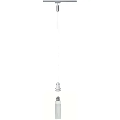 Image de Paulmann URail, système de rails Light&Easy, suspension Blanko, 1x11W, culot E27, 230V, métal, chromé mat