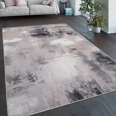 Produktbild von Teppich Wohnzimmer Schlafzimmer Flachgewebe Modern Abstrakt Vintage Waschbar Grösse 160 cm Rund