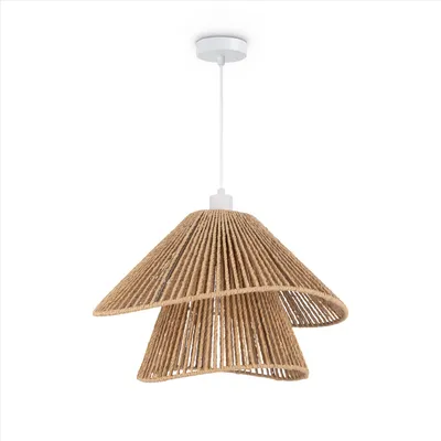 Produktbild von LED Pendelleuchte Esszimmer Pendellampe Wohnzimmer Küche Papier Boho Style E27