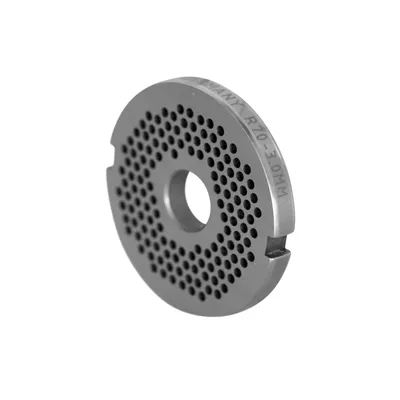 Produktbild von Fleischwolfscheibe, Lochscheibe aus Inox Stahl Größe R70 in 3,0 mm Bohrung von WOLFCUT