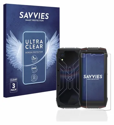 Produktbild von 6x Für Cubot King Kong Mini 3 (Display+Kamera) Schutzfolie Savvies Displayschutz Display Schutz Folie Klar Transparent