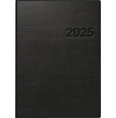 Produktbild von 2025 Brunnen Buchkalender A5 sw 2S/1W Folie