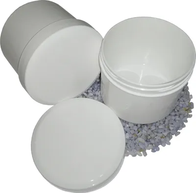 Produktbild von 10 Salbenkruken  Salbendose 352 g 440 ml  Deckel weiss