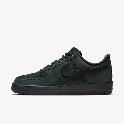 Produktbild von Nike Air Force 1 Low '07 WB "Triple Black Nubuck" Schwarz, Größe: 44.5