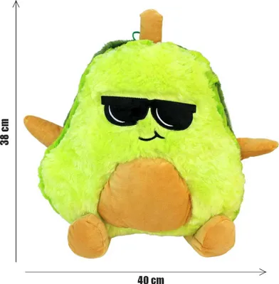 Produktbild von Kawaii Kuscheltier Set Avocados 4x mit Gesicht - ca. 38 cm