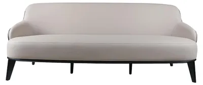 Zdjęcie produktu dla Elegancka beżowa skórzana sofa do salonu Sofa ze sztucznej skóry Luksusowe meble