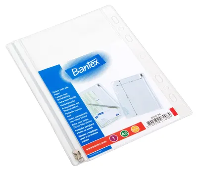 Produktbild von Bantex A5 Klarsichthüllen mit Reißverschluss 10 Stück