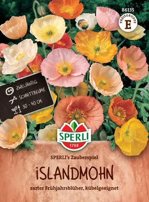 Produktbild von SPERLI Islandmohnsamen Zauberspiel Papaver nudicaule 70 Pflanzen