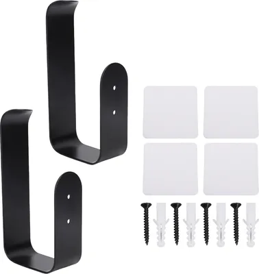 Produktbild von 2 Stück moderne Vorhanghalter Raffhalter Wandhalterung U-förmige Haken Toilettenpapierrollenhalter Mehrzweck für den Heimgebrauch