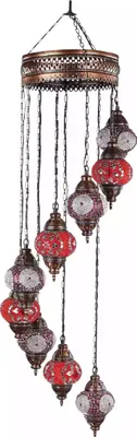 Obrázek produktu pro Lustr stropní lustr lustr stropní svítidlo lampy sklo 45x145cm