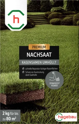 Produktbild von h-Marke Nachsaatrasen umhüllt 2kg