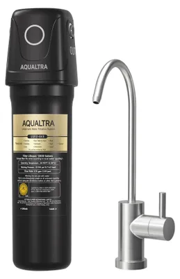 Untertisch-Wasserfiltersystem, 0,5 μm, 12.000 Gallonen, mit Wasserhahn