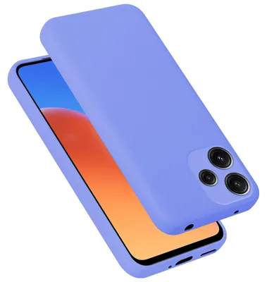 Produktbild von Cadorabo Hülle für Xiaomi Redmi 12 5G 2024 Hülle Silikon Handyhülle Case aus flüssigem Silikon, Kratzfeste und stoßfeste Schutzhülle für Xiaomi Redmi 12 5G 2024