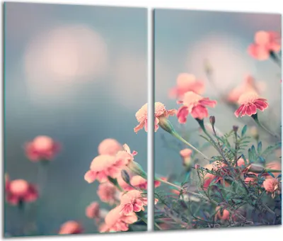 Image de Plaques de recouvrement pour cuisinière 2 pièces 30x52 Couverture de plaque vitrocéramique verre fleurs