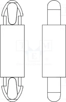 Produktbild von 10x t 66 L: 22mm  UL94V-2 8G806V42845 Kuntoff-Montagestifte