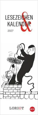 Produktbild von Loriot Lesezeichen & Kalender 2027