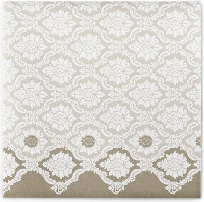 Produktbild von Sovie HORECA Serviette Mandy in Grau aus Linclass® Airlaid 40 x 40 cm, 50 Stück - Ornamente