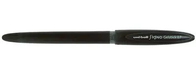 Gélové pero, 0,4 mm, s vrchnákom, UNI "UM-170", čierne
