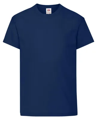 Obrázok produktu pre Fruit of the Loom – detské tričko „Original“ LT2039 (140–146) (námornícka modrá)