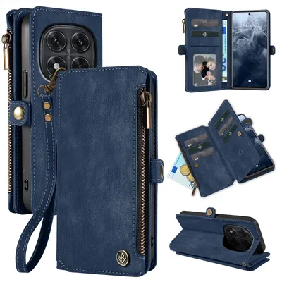 Produktbild von Handy Hülle für Xiaomi Redmi Note 15 / 15 5G Geldbeutel Geldbörse RFID Schutz Klapphülle Cover Schutzhülle Wallet Farbe: Blau