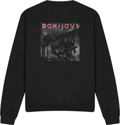 Produktbild von Bon Jovi - "Slippery When Wet" Sweatshirt für Herren/Damen Uni TV20641 (L) (Schwarz)