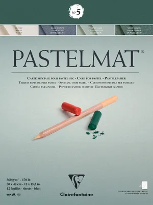 Produktbild von Clairefontaine 3329680961157, Kunstpapier, 360 g/m², 12 Blätter