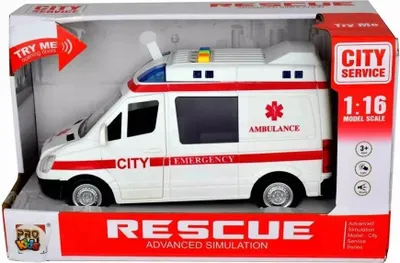 Imagen del producto de Vehículo con sonidos: Ambulancia. Trabajo colectivo