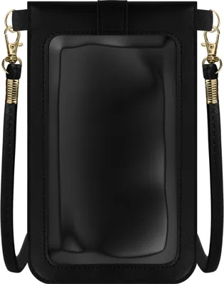 Immagine prodotto di Custodia per cellulare con finestra touchscreen e tracolla 1,40 m nero