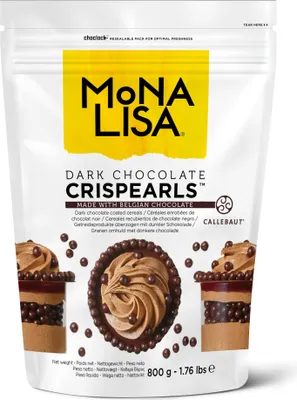 Produktbild von Crispearls dunkle Schokolade 800g, Callebaut, Crisp Pearls Dark